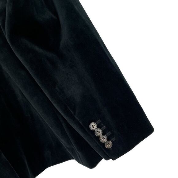 J.Crew Blazer Parke Velvet‎ Black Jacket Women’s Size 22 - Picture 6 of 10